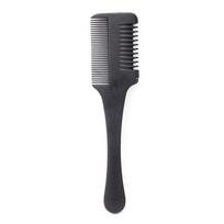 1PC Trimmer Black Handle Hair Razor Cutting Thinning Comb with Blades juoda