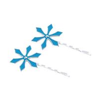 Inoue Orihime Hexagon Snow Hairpin Hair Clip Anime Cosplay Costume Accessories Halloween Costumes 1 white