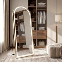 Veidrodis REA ORBIT 50x160 Šlifuotas auksas, 3x50x160cm