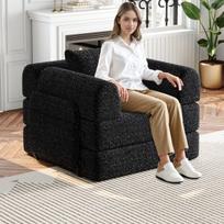 Chenilės sofa-lova, plieno rėmas, laikymo skyrius, 1 vnt