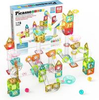 Magnetinė rutuliukų trasa PicassoTiles PTMG60 60 dalių
