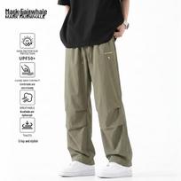 MARK FAIRWHALE Men's UPF50+ Ice Silk Straight Leg Casual Pants L