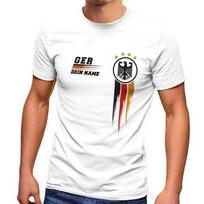 Mens T-Shirt Personalised With Name Germany Jersey Football L
