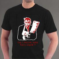 Mr Jolly Lives Next Door T-shirt Fairy Liquid Peter Cook Comic Strip Sillytees XS
