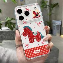 Vintage Lucky Golden Horse Case For iPhone 17 16 Pro 15 14 13 Pro Max 11 16e 17e Shockproof Clear Soft Silicone Phone Back Cover iPhone 13 Pro