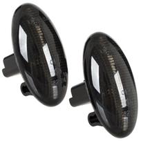 Peugeot 1007 107 108 206 206+ 301 307 4007 407 607 Expert Partner Traveller Led Side Indicator Smoked Dynamic 2 Pcs. Set