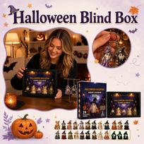 Acrylic Halloween Countdown Box - Surprise Toys with Light-Up Display, 3 Rare Collectible Variants One Size