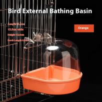 Bird Feeder Hanging Bowl For Cage Automatic Food Dispenser Parrot Feeding Bird Parrot Accessories A4