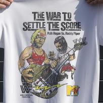 The War To Settle The Score '85 Promo T-Shirt White XXL S