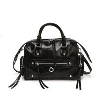 Truck Driver's Windbreaker Large-capacity Shiny Rivet Crossbody Bag on One Shoulder juoda