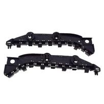 2Pcs Front Bumper Bracket Support Left & Right For Honda Civic 2006-2011 black