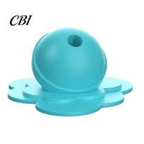 Sphere Design Pen Holder 3D Printed Desk Organizer, Creative Melting Lollipop Holder, Compact Multifunctional Pencil Stand, Office Decor And Gift for dangaus mėlyna spalva