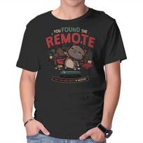Unisex Crew Neck T-Shirt The Lost Remote Graphic Short Sleeve Casual Tee XXXXL
