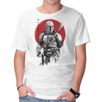 Unisex Crew Neck T-Shirt Mandalorian Bounty Hunter Sumi-e Graphic Short Sleeve Casual Tee XL