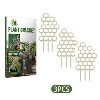 Yegbong Garden Plant Trellis Home Wooden Geometric Shape Decorative Support Flower Insert Climbing Frame