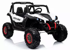 LEAN CARS Jeep XMX603 Elektrinis vaikiškas automobiliukas - Baltas su MP4