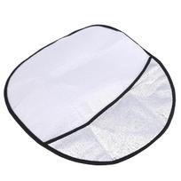 Car Steering Wheel Sun Shade Double Thick Sun Protection Foldable Anti-Uv Sunscreen Car Supplies Car Steering Wheel Cover Silver sidabras