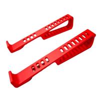 2pcs PLA Laptop Riser Ergonomic Computer Tablet Stand Universal Desk Laptop Stand  for Office 2pcs raudona