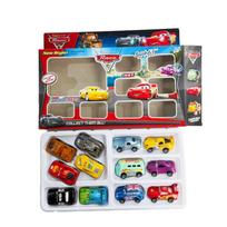 12pcs/Set Disney Pixar Cars Lightning Mcqueen Jackson Storm Mater Pvc Model Back-Force Car Toy For Kids festival Gift Set