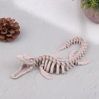 1Pc Realistic Mosasaurus Skeleton Replica Aquarium Decoration Dinosaur Skeleton Model Ornament for Fish Tank Landscape Decor