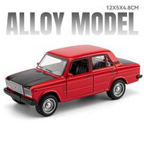 1:36 Beetle LaDa VAZ 300S M3 Miniature Model Alloy Diecast Car Toys Series Doors Opened Pull Back Vehices Study Room Decoration