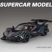 1:32 Apollo IE EVO Alloy Diecast Toys Cars Models Wheel Pull Back Miniature Sports Car Rubber Tires Vehicle Educational Toys