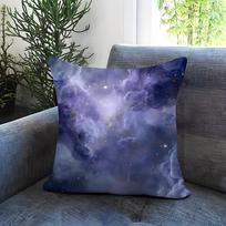 Starry Nebula Texture Cushion Cover Comfortable Reversible Pillow Cover Ideal For Car Sofa Bedroom & Beyond Peach skin 18*18(CM)-1Pcs