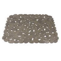 Pebble Shape Plastic Creative Soft Kitchen Accessory Sink Protector Dinnerware Mat Drying Mat juoda