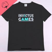I Am Invictus Games Printed T-shirt Tops Vintage Tshirt Letters Graphic T Shirts WoUnisex Clothing Unisex T Shirt Cotton Tee L