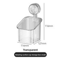 Suction Cup, Scallion, Ginger and Garlic Storage Box, No Need for Drilling, Wall-mounted Kitchen Household Ginger and Garlic Storage Basket Rack Small skaidri