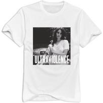 FNC7C Lana Del Rey Ultraviolence O-Neck T Shirt for Men Simple Style Tee Shirt S balta