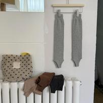Leg Warmers Simple Long Knee High Socks Ballet Style Middle Calf Calf Socks Sun Protection Stepping on Feet JK Stockigngs Sprin 35-39 šviesiai pilka spalva