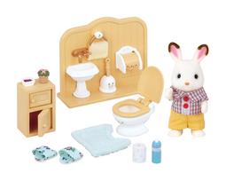 Sylvanian Families Doll Furniture Set Rabbit Boy Furniture ST Mark Certified Ages Toy Dollhouse Sylvanian Families Epoch & [Chocolate & Set] DF-09 3+