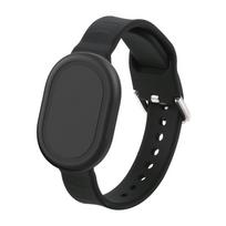Silikoninė vaikų apyrankė nuo pametimo sekiklio laikiklio dirželis Xiaomi Tag Tracker priedams juoda
