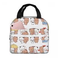 Bubu Dudu Bear And Panda Insulated Lunch Bag for Kids School Cooler Thermal Food Box Tote Portable Lunch Boxes Container One Size
