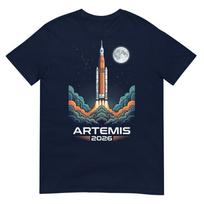 Artemis Ii 2026 Rocket Launch Mission To The Moon Artemis 2 TShirt S