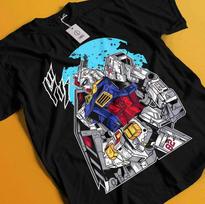 Gundam Wing TShirt Japanese Anime Tshirt Unisexga Shirt Graphic Art All Size 3XL
