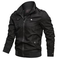 Fashion Slim Bomber Windbreaker Jackets Coat Spring Autumn Jacket Men Men's Clothing Casual Cotton XXXXXL juoda