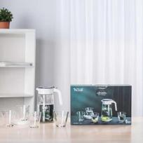 Starry Glass Water Pitcher & Cup Set