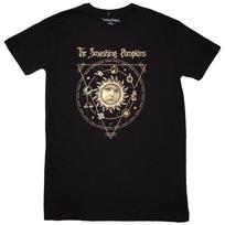 The Smashing Pumpkins Ladies TShirt Dress Celestial Sun Black OFFICIAL NEW XL
