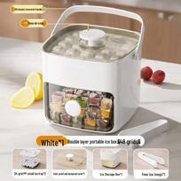 Ice Cube Mold - Food Grade, Large-Capacity Ice Tray for Freezer Food-Grade PET Material