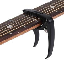 Multifunctional Zincs Alloys Guitar Capo Precisions Tuning Capo Adjustable Guitar Part For Guitar Ukulele Mandolin juoda