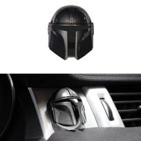 BestEvMod Mando Universal stiliaus automobilio variklio paleidimo-sustabdymo mygtuko dangtelis, atsparus įbrėžimams paleidimo mygtuko apsauginis dangtelis 3D Šaunūs automobilio priedai sidabras