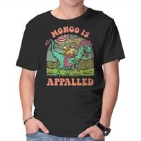 Unisex Crew Neck T-Shirt Mongo Is Appalled Graphic Short Sleeve Casual Tee XXL