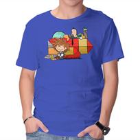 Unisex Crew Neck T-Shirt Something Something Mash X Graphic Short Sleeve Casual Tee XS