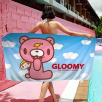 Cartoon G-Gloomy Bear Microfiber Beach Towel Absorbent Quick Dry Soft Yoga Swimming Resort Mountain Climbing Towel Cotton 30x30cm