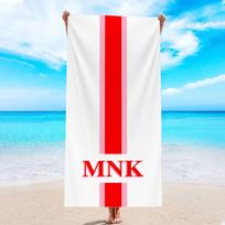 Personalized Beach Towel Custom Name/Logo Microfiber Towel Thin Quick Dry Absorbent For Beach Swimming Yoga Bath Sports 50x100 CM