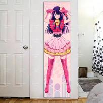 O-Oshi No K-Ko Ai Hoshino Tapestry, Cute Anime Idol Wall Hanging For Bedroom Dorm Kawaii Room Decor 150X40CM