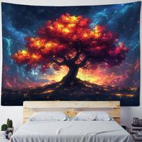 Tree Of Life Tapestry Kawaii Bedroom Decoration Mandala Home Wall Decoration Blankets Aesthetics Living Room Hanging Cloth 70x100CM