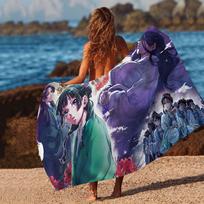 T-The Apothecary Diaries Microfiber Blanket Quick Drying Beach Towels Oversized Printing Super Absorbent Pool Towel Blanket Cotton 30x30cm